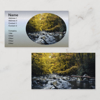 Carte De Visite Rolling Rocky River à Dawn