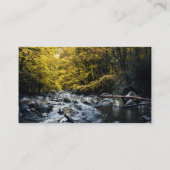 Carte De Visite Rolling Rocky River à Dawn (Dos)