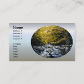 Carte De Visite Rolling Rocky River à Dawn (Devant)