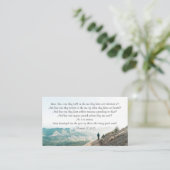 Carte De Visite Romains 10:14-15 Alors comment ils l'appelleront (Debout devant)