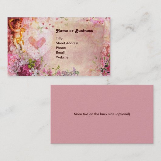 Carte De Visite Romance (Devant / Derrière)