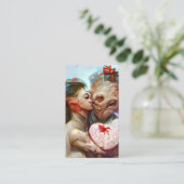 Carte De Visite Romance Alien lunatique (Debout devant)
