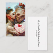 Carte De Visite Romance Alien lunatique (Devant / Derrière)