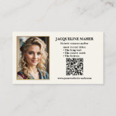 Carte De Visite Romance Auteur livre couverture photo (Dos)