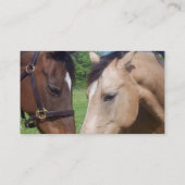 Carte de visite Romance de cheval (Dos)