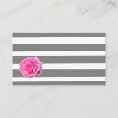 Carte de visite Romance d'été rose moderne (Dos)