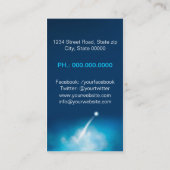 Carte De Visite Romantic Shooting star business card (Dos)
