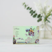 Carte De Visite ROMANTICA 2 Monogramme (Debout devant)