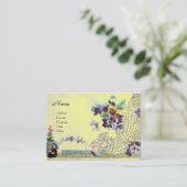 Carte De Visite ROMANTICA 2 Monogramme (Debout devant)