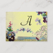 Carte De Visite ROMANTICA 2 Monogramme (Dos)