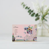 Carte De Visite ROMANTICA 2 Monogramme (Debout devant)