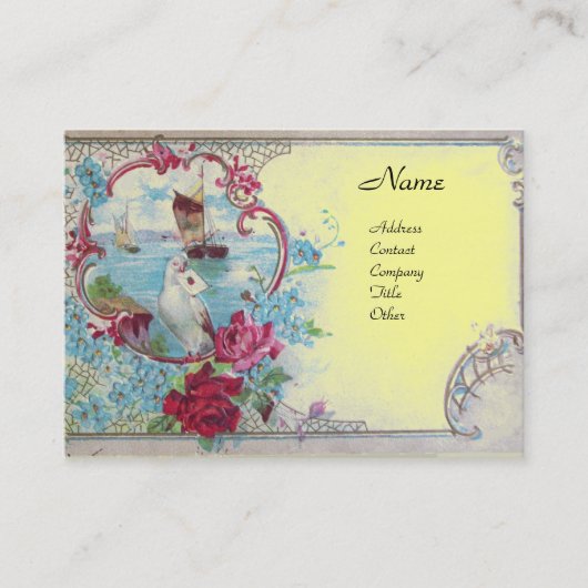 CARTE DE VISITE ROMANTIQUE (Devant)