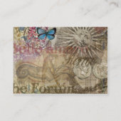 Carte De Visite Rome Italy Travel Vacation (Dos)