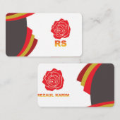 Carte de visite rond (Devant / Derrière)