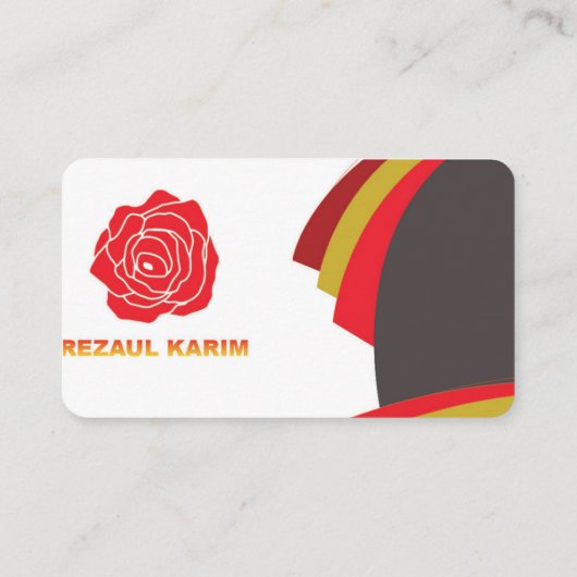 Carte de visite rond (Dos)