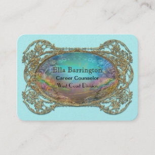 Carte De Visite Rond élégant professionnel de Jenuplaythe
