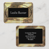 Carte De Visite Rond professionnel de la meilleure qualité de (Devant / Derrière)