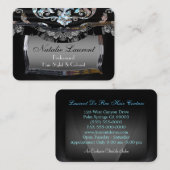 Carte De Visite Rond professionnel d'élégance de Sublte (Devant / Derrière)