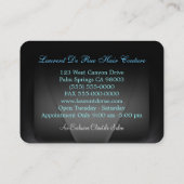 Carte De Visite Rond professionnel d'élégance de Sublte (Dos)