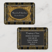 Carte De Visite Rond professionnel élégant de Hawshaythe (Devant / Derrière)