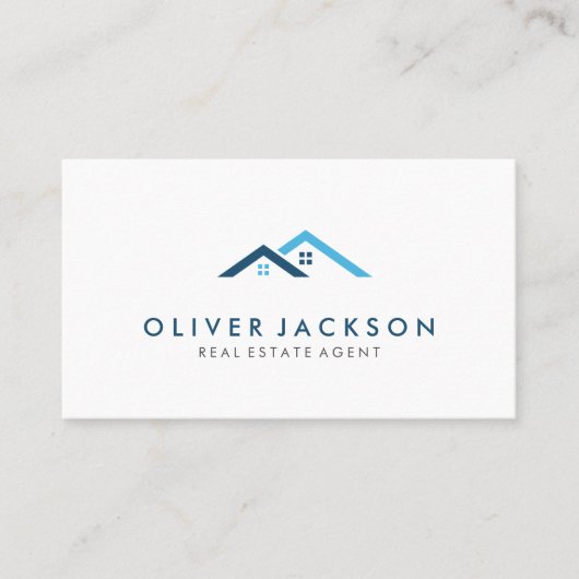 Carte De Visite Roof Home, propriété | Immobilier (Devant)