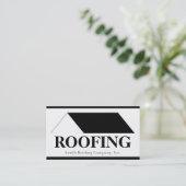 Carte De Visite Roofer Roofing Contractor Company (Debout devant)