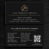 Carte De Visite Roofing QR Code