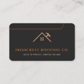 Carte De Visite Roofing Roofer Construction (Devant)