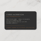 Carte De Visite Roofing Roofer Construction (Dos)