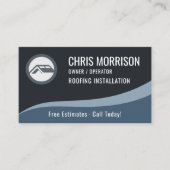 Carte De Visite Roofing Roofer Professional (Devant)