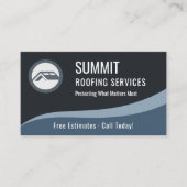 Carte De Visite Roofing Roofer QR Code Professional  (Devant)