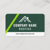Carte De Visite Roofing Solar (Dos)