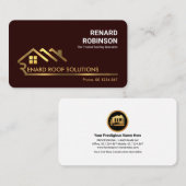 Carte De Visite Rooftop Lettre-R Rooftop (Devant / Derrière)