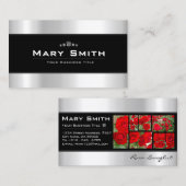 Carte De Visite Rosa Lavaglut (Devant / Derrière)