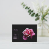 Carte De Visite Rose (Debout devant)