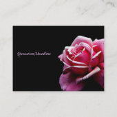 Carte De Visite Rose (Dos)