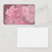 Carte de visite Rose (Devant / Derrière)