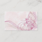 Carte De Visite rose (Dos)