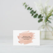 Carte De Visite Rose (Debout devant)