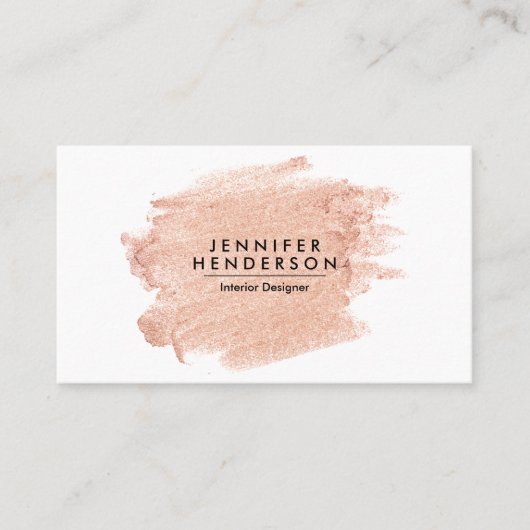 Carte De Visite Rose (Devant)