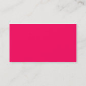 Carte De Visite rose (Dos)
