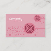 Carte De Visite Rose (Dos)