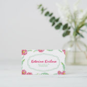 Carte De Visite Rose (Debout devant)