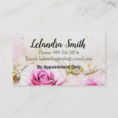 Carte De Visite Rose (Dos)