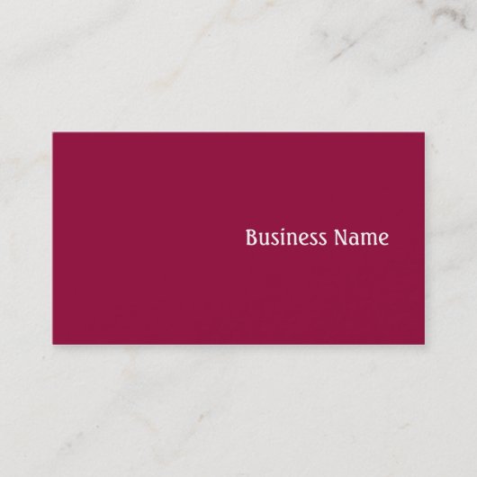 Carte De Visite rose (Devant)