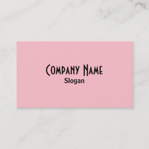 Carte de visite rose