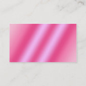 Carte De Visite rose (Dos)