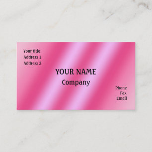 Carte De Visite rose