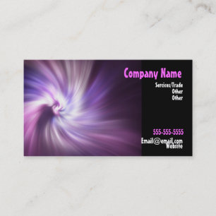 carte de visite rose