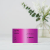 Carte De Visite rose (Debout devant)